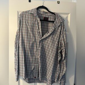 UNTUCKit Blue and Red Checkered Shirt